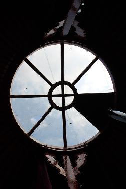 crown wheel window gives way to star gazing at night