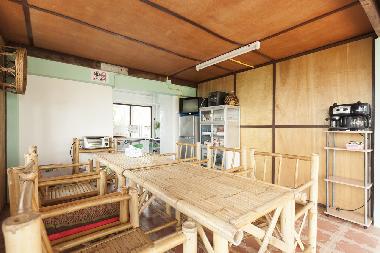 Dining area with fully equipped kitchen