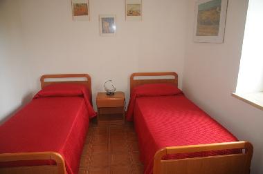 twin-bedded room