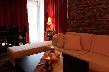 living area chalet 25