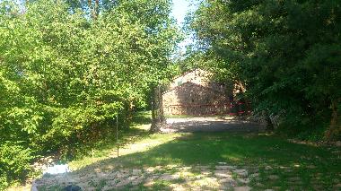 Part of the private garden