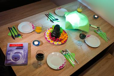 Funky dinner for the photographer :-)