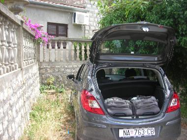 parking place in front of the house