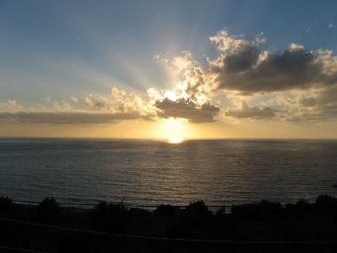 Sunset from the terrace