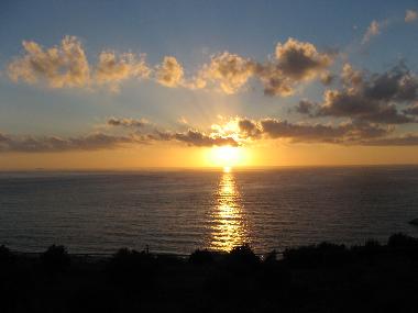 Sunset from the terrace