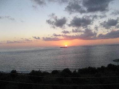 Sunset from the terrace