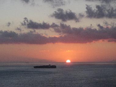 Sunset from the terrace