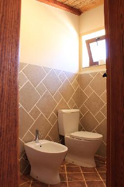 Guest toilet near the entry of the villa