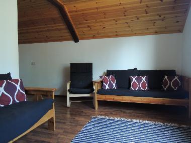 Upstairs lounge area