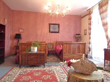 two antique "boat" beds