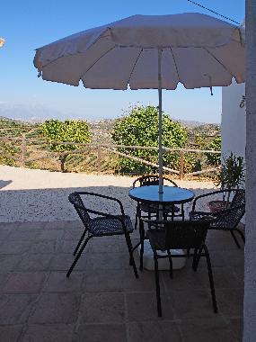 Lemon & Orange terrace with views to Mount Maroma