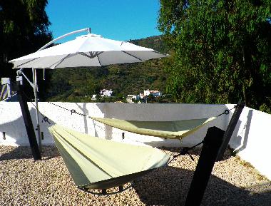 Hammock area by the pool