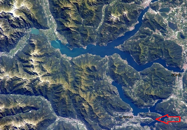 The House from the Space (where the arrow points!)