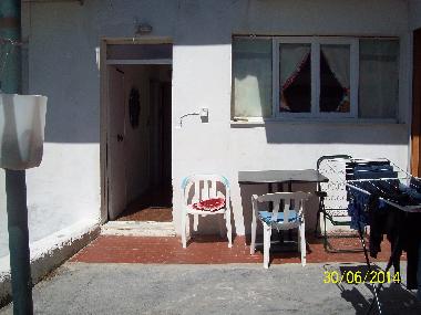 Outside of the apartment
