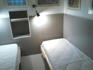 A half room with 2 beds!