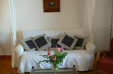 The apartment is welcoming and pleasantly furnished.