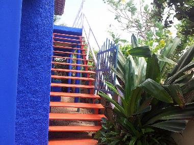 Stairs to the upper house