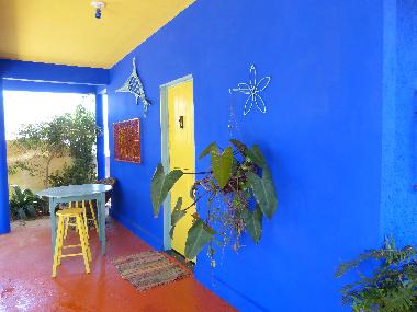 The front of the lower apartment (sleeps 2)