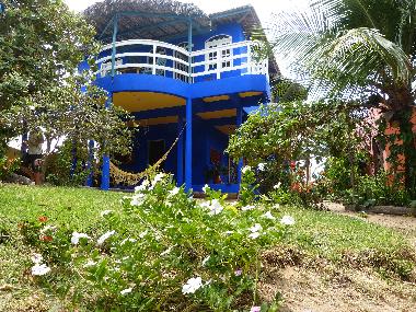 View of the house from the garden