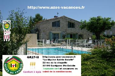 Holiday House in Garrigues Sainte Eulalie (Gard) or holiday homes and vacation rentals