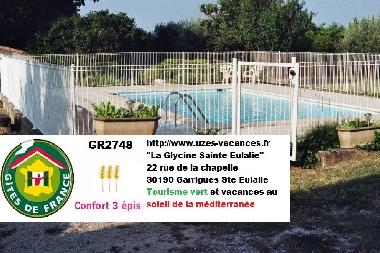 Holiday House in Garrigues Sainte Eulalie (Gard) or holiday homes and vacation rentals