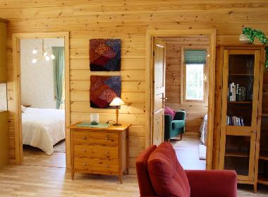 Wiew from the living room to the bedrooms