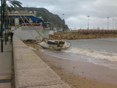 The Port May 2014 on a rare stormy day 