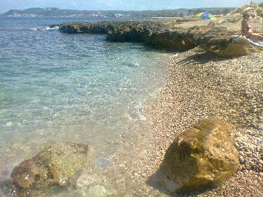 The blue waters of Javea Port