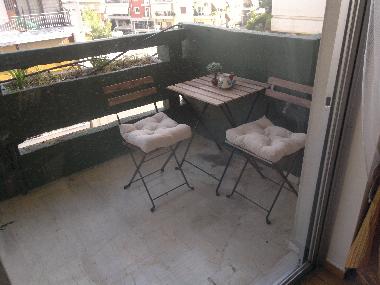 One of two balconies