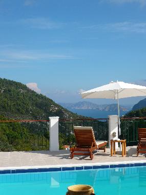 Pool side - Skopelos Country Villa - Sendoukia