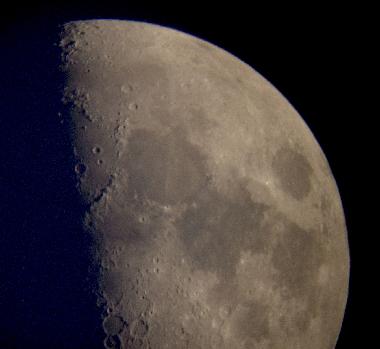 Moon as seen from telescope - Skopelos Country Villa - Sendoukia