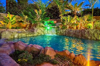 Pool Jacuzzi Waterfall