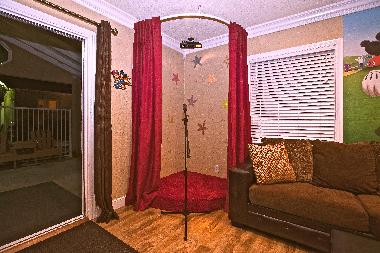 Karaoke Stage with Wireless Microphones