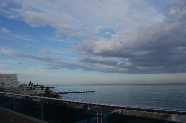impressive view to the blue sea