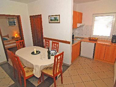 Dining room/kitchen, Two bedroom apartment KAIROS, Trogir