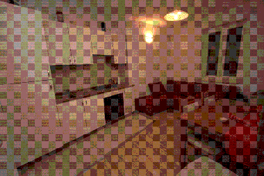 Kitchen and Living room