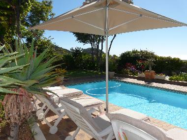 Poulloungers and Parasol