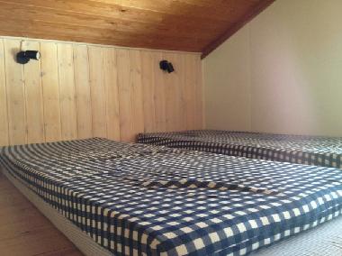 Two options for sleeping in the loft which the children adore