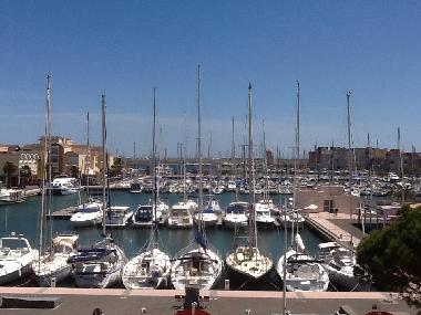 Gruissan port is just a few steps away