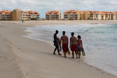 view of complex from beach