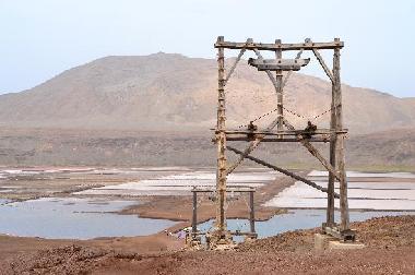 overlooking the salt pans