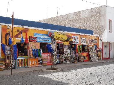 one of the many souvenir shops in Santa Maria