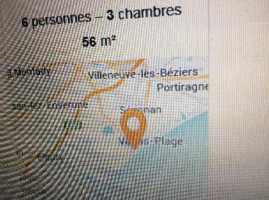 Villa in Valrasplage (H�rault) or holiday homes and vacation rentals