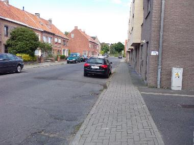 Free parking in front of the door