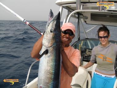 Deep sea fishing off Sal.