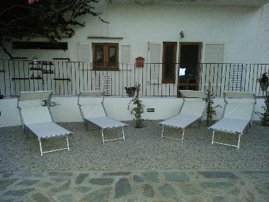 zona relax nel giardino