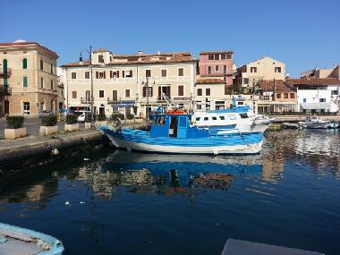 building seen from the marina