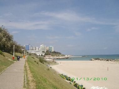 Beach in Olimp during off season