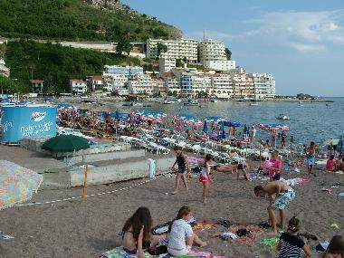 Beach in Rafailovici
