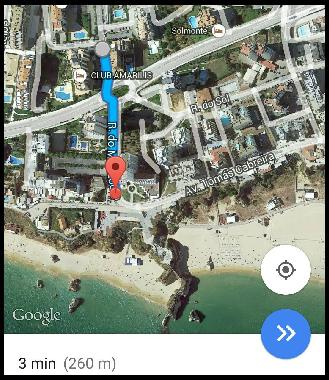 distance to beach
